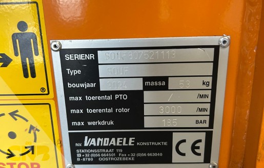 Foto van Vandeale Hydraulische blazer  *ALS NIEUW*