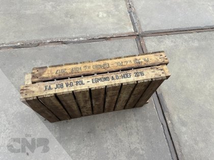 Houten gaasbakken met houten onderkant