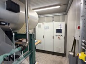 Foto van Ammoniak koude machine  in 40 foot zeecontainer