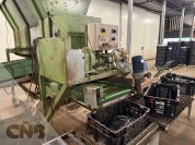 Foto van Complete inpaklijn met grote aanvoerbunker