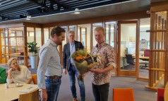 News image: Bas Scholten 25 jaar in dienst